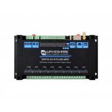 Industrial 8-Channel ESP32-S3 WiFi Relay Module, Onboard isolated RS485 interface, Built-in Xtensa 32-bit LX7 Dual-core Processor, With Multiple Isolation Protection Circuits