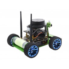 JetRacer Professional Version ROS AI Kit B, Dual Controllers AI Robot, Lidar Mapping, Vision Processing, comes with Waveshare Jetson Nano Dev Kit