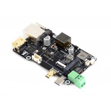 PCIe To M.2 Multifunctional Adapter, 4K Output, Original RTL8125 2.5GbE Ethernet Controller, Supports Raspberry Pi OS, Driver-free, Supports Networking And PoE Power Supply