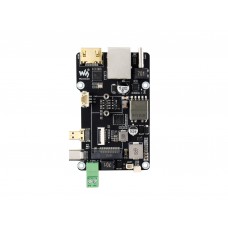 PCIe To M.2 Multifunctional Adapter, 4K Output, Original RTL8125 2.5GbE Ethernet Controller, Supports Raspberry Pi OS, Driver-free, Supports Networking And PoE Power Supply