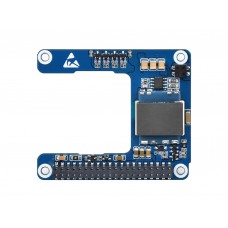 Power Over Ethernet HAT (H) For Raspberry Pi 5 / CM 5, 5V 5A Output, Supports 802.3af/at Network Standard, Isolated Switched-mode Power Supply, Raspberry Pi 5 PoE HAT