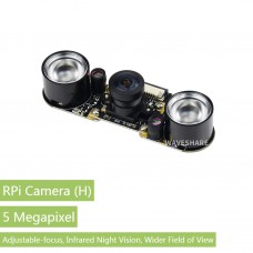 RPi Camera (H), Fisheye Lens, Supports Night Vision