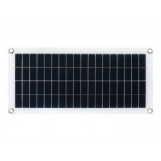 Semi-flexible Polycrystalline silicon Solar Panel (18V 10W), Supports 5V regulated output