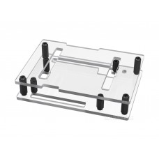 Transparent PC Case For Arduino UNO Q, Supports Installation With The UNO Media Carrier Board, With Precise Opening Design For Peripheral Access