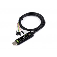 Industrial USB TO TTL (C) 6pin Serial Cable, Original FT232RNL Chip, Multi Protection Circuits, Multi Systems Support, With Hardware Flow Control