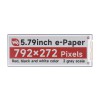 5.79inch E-Paper Module (B), e-ink display, 792x272, Red/Black/White, SPI Interface