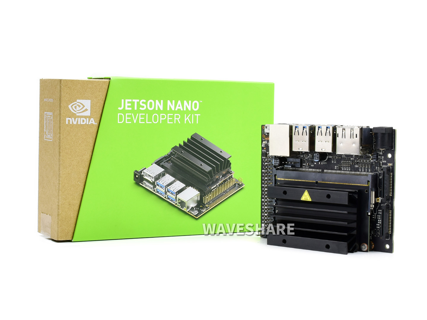 NVIDIA Jetson Nano Developer Kit, New B01 Revision, Upgraded 2-lanes CSI,  Small AI Computer