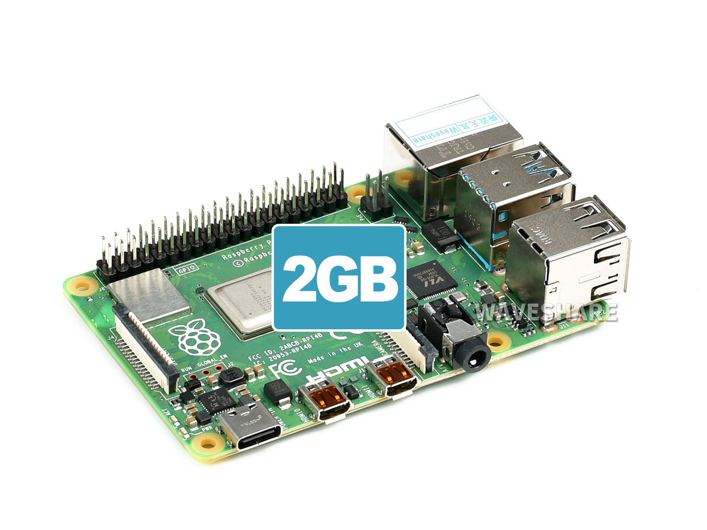 Original Raspberry Pi 4 Model B 4B RAM 2GB 4GB 8GB Core 1.5Ghz 4K