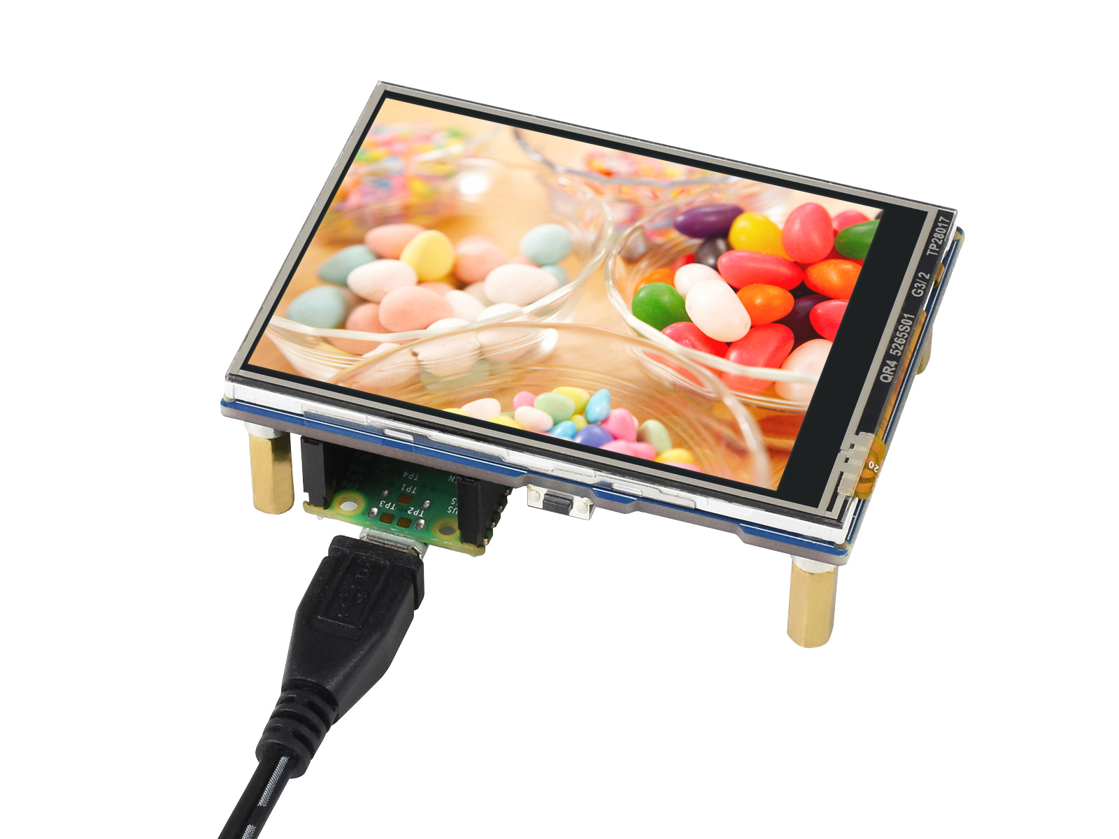 2.8inch Touch Display Module For Raspberry Pi Pico, 262K Colors