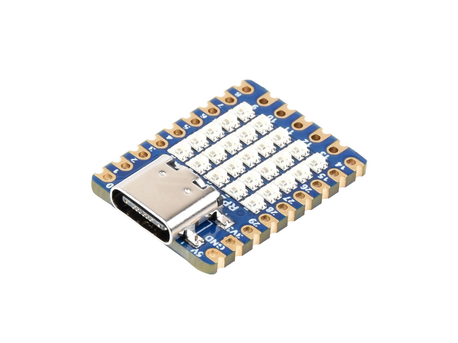 waveshare RP2040-One, 4MB Flash MCU Board, USB-A Plug, Pico-Like MCU Board  Based On Raspberry Pi RP2040, Dual-Core Arm Cortex M0+ Processor up to 133