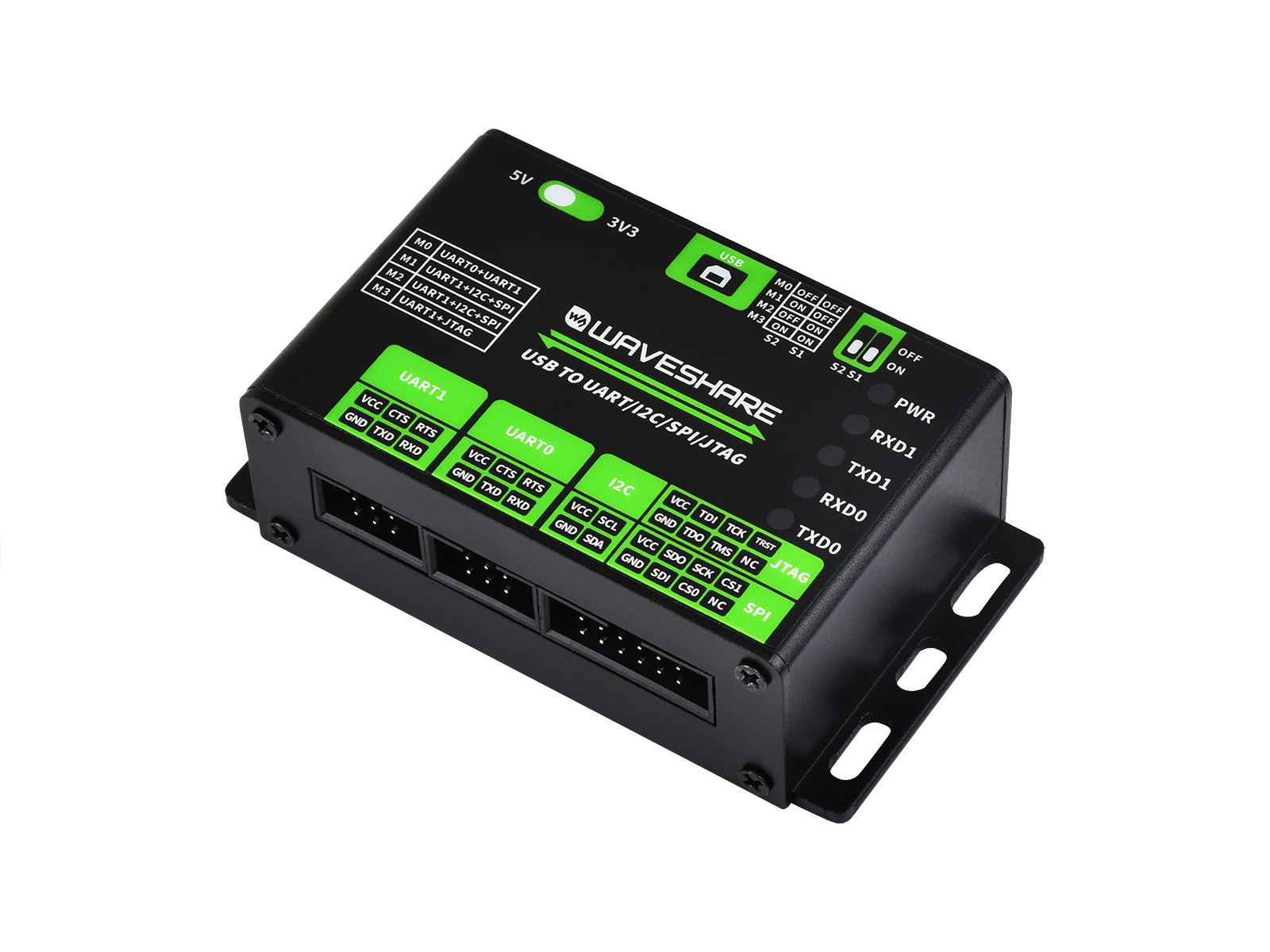 USB To UART/I2C/SPI/JTAG Converter, Supports Multiple USB To UART/I2C/SPI/JTAG Converter, Supports Multiple